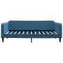 Sofá cama nido con cajones terciopelo azul 100x200 cm de vidaXL, Camas y somieres - Ref: Foro24-3197117, Precio: 297,68 €, De...
