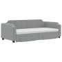 Sofá cama nido con cajones tela gris claro 80x200 cm de vidaXL, Camas y somieres - Ref: Foro24-3197683, Precio: 478,42 €, Des...