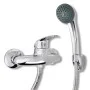 Kit de grifo mezclador para ducha de baño cromado de vidaXL, Grifos - Ref: Foro24-140831, Precio: 28,59 €, Descuento: %