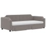 Sofá cama nido con cajones tela gris taupe 90x200 cm de vidaXL, Camas y somieres - Ref: Foro24-3197691, Precio: 486,06 €, Des...