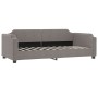 Sofá cama nido con cajones tela gris taupe 90x200 cm de vidaXL, Camas y somieres - Ref: Foro24-3197691, Precio: 486,06 €, Des...