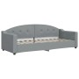 Sofá cama nido con colchón tela gris claro 80x200 cm de vidaXL, Camas y somieres - Ref: Foro24-3197543, Precio: 415,10 €, Des...