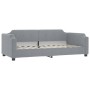Sofá cama nido con cajones tela gris claro 100x200 cm de vidaXL, Camas y somieres - Ref: Foro24-3197693, Precio: 479,57 €, De...