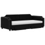 Sofá cama nido con cajones tela negro 80x200 cm de vidaXL, Camas y somieres - Ref: Foro24-3197685, Precio: 462,85 €, Descuent...