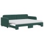 Sofá cama nido con colchón terciopelo verde oscuro 80x200 cm de vidaXL, Camas y somieres - Ref: Foro24-3196948, Precio: 423,7...