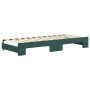 Sofá cama nido con colchón terciopelo verde oscuro 80x200 cm de vidaXL, Camas y somieres - Ref: Foro24-3196948, Precio: 423,7...
