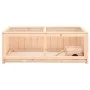Jaula para hámster madera maciza abeto 104x52x38 cm de vidaXL, Jaulas y habitáculos para animales pequeños - Ref: Foro24-1723...