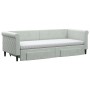 Sofá cama nido con cajones terciopelo gris claro 80x200 cm de vidaXL, Camas y somieres - Ref: Foro24-3197836, Precio: 456,40 ...