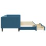 Sofá cama nido con cajones terciopelo azul 80x200 cm de vidaXL, Camas y somieres - Ref: Foro24-3196731, Precio: 287,51 €, Des...
