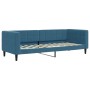 Sofá cama nido con cajones terciopelo azul 80x200 cm de vidaXL, Camas y somieres - Ref: Foro24-3196731, Precio: 287,51 €, Des...