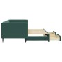 Sofá cama nido con cajones terciopelo verde oscuro 80x200 cm de vidaXL, Camas y somieres - Ref: Foro24-3196734, Precio: 286,6...