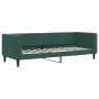 Sofá cama nido con cajones terciopelo verde oscuro 80x200 cm de vidaXL, Camas y somieres - Ref: Foro24-3196734, Precio: 286,6...