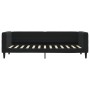 Sofá cama nido con cajones terciopelo negro 80x200 cm de vidaXL, Camas y somieres - Ref: Foro24-3196736, Precio: 287,65 €, De...
