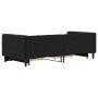 Sofá cama nido con cajones terciopelo negro 90x200 cm de vidaXL, Camas y somieres - Ref: Foro24-3196743, Precio: 280,27 €, De...