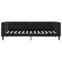 Sofá cama nido con cajones terciopelo negro 90x200 cm de vidaXL, Camas y somieres - Ref: Foro24-3196743, Precio: 280,27 €, De...
