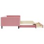 Sofá cama nido con cajones terciopelo rosa 100x200 cm de vidaXL, Camas y somieres - Ref: Foro24-3196749, Precio: 318,88 €, De...