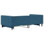 Sofá cama nido con cajones terciopelo azul 100x200 cm de vidaXL, Camas y somieres - Ref: Foro24-3196745, Precio: 300,64 €, De...