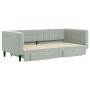 Sofá cama nido con cajones terciopelo gris claro 90x190 cm de vidaXL, Camas y somieres - Ref: Foro24-3196752, Precio: 289,58 ...