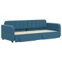 Sofá cama nido con cajones terciopelo azul 80x200 cm de vidaXL, Camas y somieres - Ref: Foro24-3196969, Precio: 290,15 €, Des...