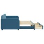 Sofá cama nido con cajones terciopelo azul 80x200 cm de vidaXL, Camas y somieres - Ref: Foro24-3196969, Precio: 290,15 €, Des...
