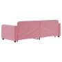 Sofá cama nido con cajones terciopelo rosa 80x200 cm de vidaXL, Camas y somieres - Ref: Foro24-3196973, Precio: 296,52 €, Des...