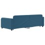 Sofá cama nido con cajones terciopelo azul 90x200 cm de vidaXL, Camas y somieres - Ref: Foro24-3196976, Precio: 307,76 €, Des...