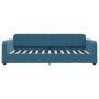 Sofá cama nido con cajones terciopelo azul 90x200 cm de vidaXL, Camas y somieres - Ref: Foro24-3196976, Precio: 307,76 €, Des...