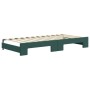 Sofá cama nido con cajones terciopelo verde oscuro 90x200 cm de vidaXL, Camas y somieres - Ref: Foro24-3196979, Precio: 312,4...