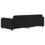 Sofá cama nido con cajones terciopelo negro 90x200 cm de vidaXL, Camas y somieres - Ref: Foro24-3196981, Precio: 297,13 €, De...