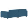 Sofá cama nido con cajones terciopelo azul 100x200 cm de vidaXL, Camas y somieres - Ref: Foro24-3196983, Precio: 303,92 €, De...