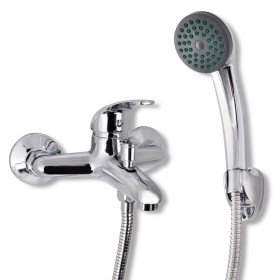 Kit de grifo mezclador para ducha de baño cromado de vidaXL, Grifos - Ref: Foro24-140832, Precio: 35,92 €, Descuento: %