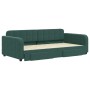 Sofá cama nido con cajones terciopelo verde oscuro 100x200 cm de vidaXL, Camas y somieres - Ref: Foro24-3196986, Precio: 301,...