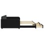 Sofá cama nido con cajones terciopelo negro 100x200 cm de vidaXL, Camas y somieres - Ref: Foro24-3196988, Precio: 316,68 €, D...