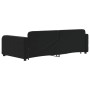 Sofá cama nido con cajones terciopelo negro 100x200 cm de vidaXL, Camas y somieres - Ref: Foro24-3196988, Precio: 316,68 €, D...