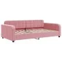 Ausziehbares Schlafsofa mit rosa Samtschubladen 100x200 cm von vidaXL, Betten und Lattenroste - Ref: Foro24-3196987, Preis: 3...