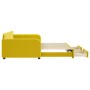 Sofá cama nido con cajones terciopelo amarillo 100x200 cm de vidaXL, Camas y somieres - Ref: Foro24-3196989, Precio: 302,00 €...