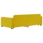 Sofá cama nido con cajones terciopelo amarillo 100x200 cm de vidaXL, Camas y somieres - Ref: Foro24-3196989, Precio: 302,00 €...