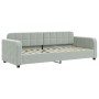 Sofá cama nido con cajones terciopelo gris claro 80x200 cm de vidaXL, Camas y somieres - Ref: Foro24-3196994, Precio: 512,18 ...