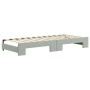 Sofá cama nido con cajones terciopelo gris claro 80x200 cm de vidaXL, Camas y somieres - Ref: Foro24-3196994, Precio: 512,18 ...