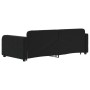 Sofá cama nido con cajones terciopelo negro 90x190 cm de vidaXL, Camas y somieres - Ref: Foro24-3196992, Precio: 289,07 €, De...