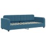 Sofá cama nido con cajones terciopelo azul 80x200 cm de vidaXL, Camas y somieres - Ref: Foro24-3196993, Precio: 481,63 €, Des...