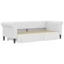 Sofá cama nido con cajones cuero sintético blanco 90x200 cm de vidaXL, Camas y somieres - Ref: Foro24-3197732, Precio: 327,14...