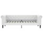 Sofá cama nido con cajones cuero sintético blanco 90x200 cm de vidaXL, Camas y somieres - Ref: Foro24-3197732, Precio: 327,14...