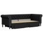 Sofá cama nido con cajones cuero sintético negro 90x200 cm de vidaXL, Camas y somieres - Ref: Foro24-3197731, Precio: 332,54 ...