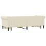 Sofá cama nido con cajones cuero sintético crema 90x200 cm de vidaXL, Camas y somieres - Ref: Foro24-3197733, Precio: 314,73 ...