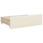 Sofá cama nido con cajones cuero sintético crema 90x200 cm de vidaXL, Camas y somieres - Ref: Foro24-3197733, Precio: 314,73 ...