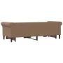 Sofá cama nido con cajones cuero sintético cappuccino 90x200 cm de vidaXL, Camas y somieres - Ref: Foro24-3197734, Precio: 30...