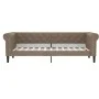 Sofá cama nido con cajones cuero sintético cappuccino 90x200 cm de vidaXL, Camas y somieres - Ref: Foro24-3197734, Precio: 30...