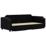 Sofá cama nido con cajones tela negro 80x200 cm de vidaXL, Camas y somieres - Ref: Foro24-3197667, Precio: 296,74 €, Descuent...