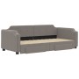 Sofá cama nido con cajones tela gris taupe 80x200 cm de vidaXL, Camas y somieres - Ref: Foro24-3197668, Precio: 295,72 €, Des...